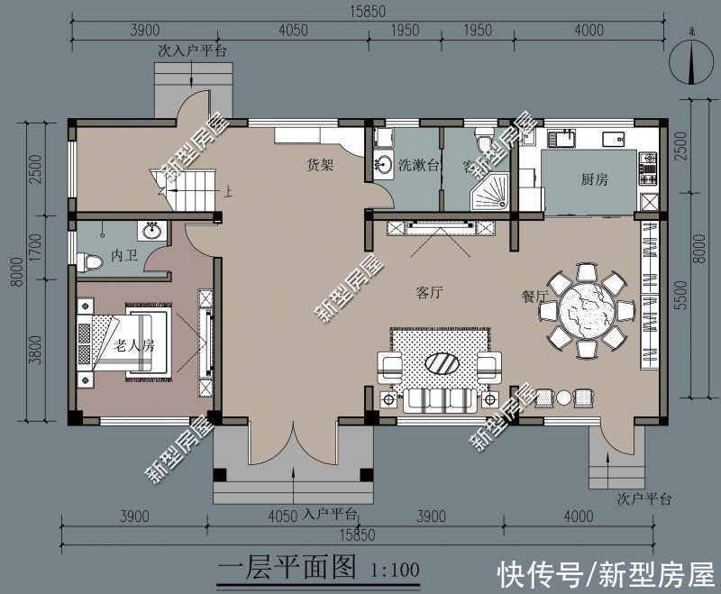 邻居|农村盖房高度不能超10米，这样建邻居都点赞，第6套只需20万