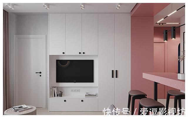 玩转|她家只有33㎡，大胆玩转治愈系色彩，原来一个人也可以很甜！