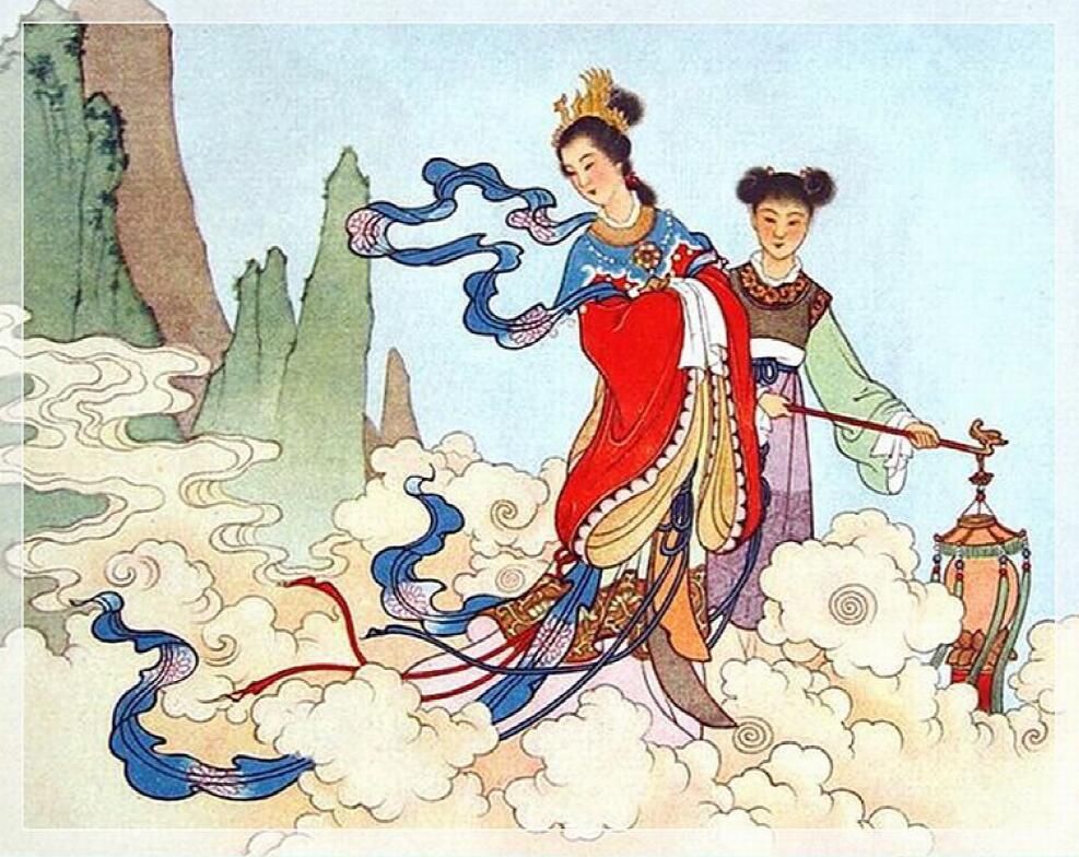 一线养蜂小农:神话故事《劈山救母》短篇彩色年画连环画小人书