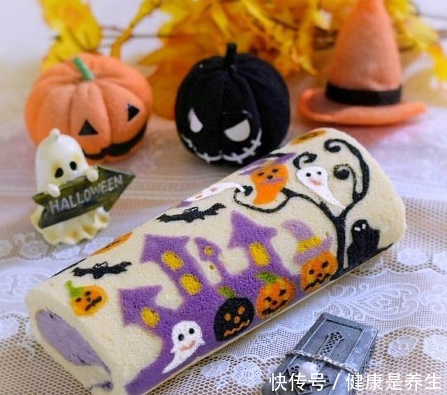 不忍下口的彩绘蛋糕卷,治愈你的小情绪!