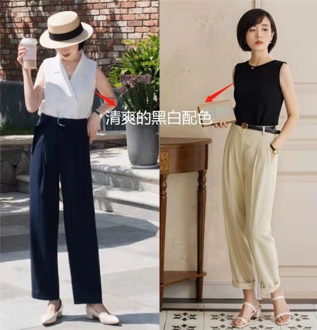 黑白色|70后的女人不要“扮嫩”更不能“土”，学一学优雅搭配法，很显贵