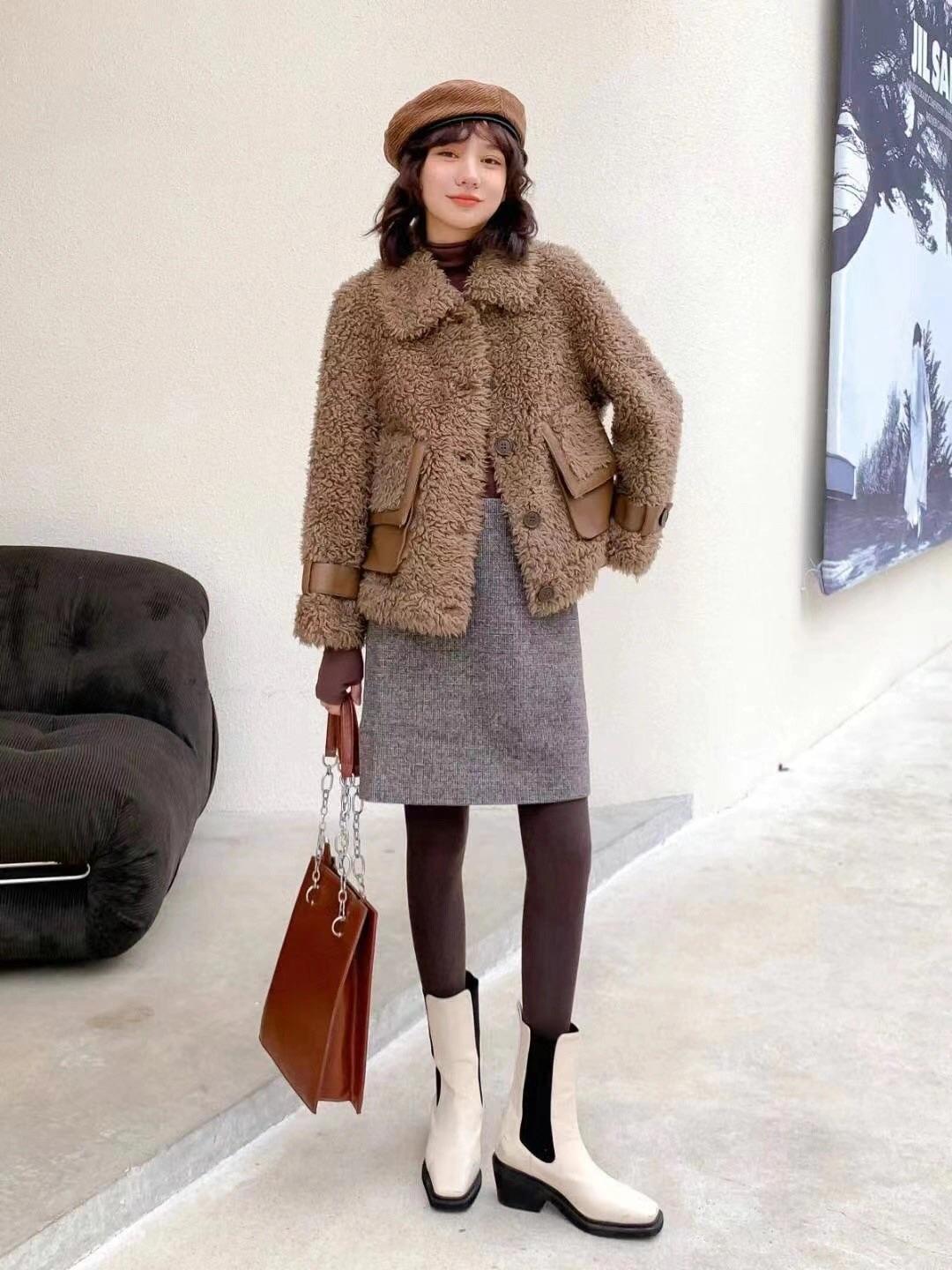 搭配|今年火了一种单品叫“颗粒绒外套”,软糯舒适又保暖,洋气百搭