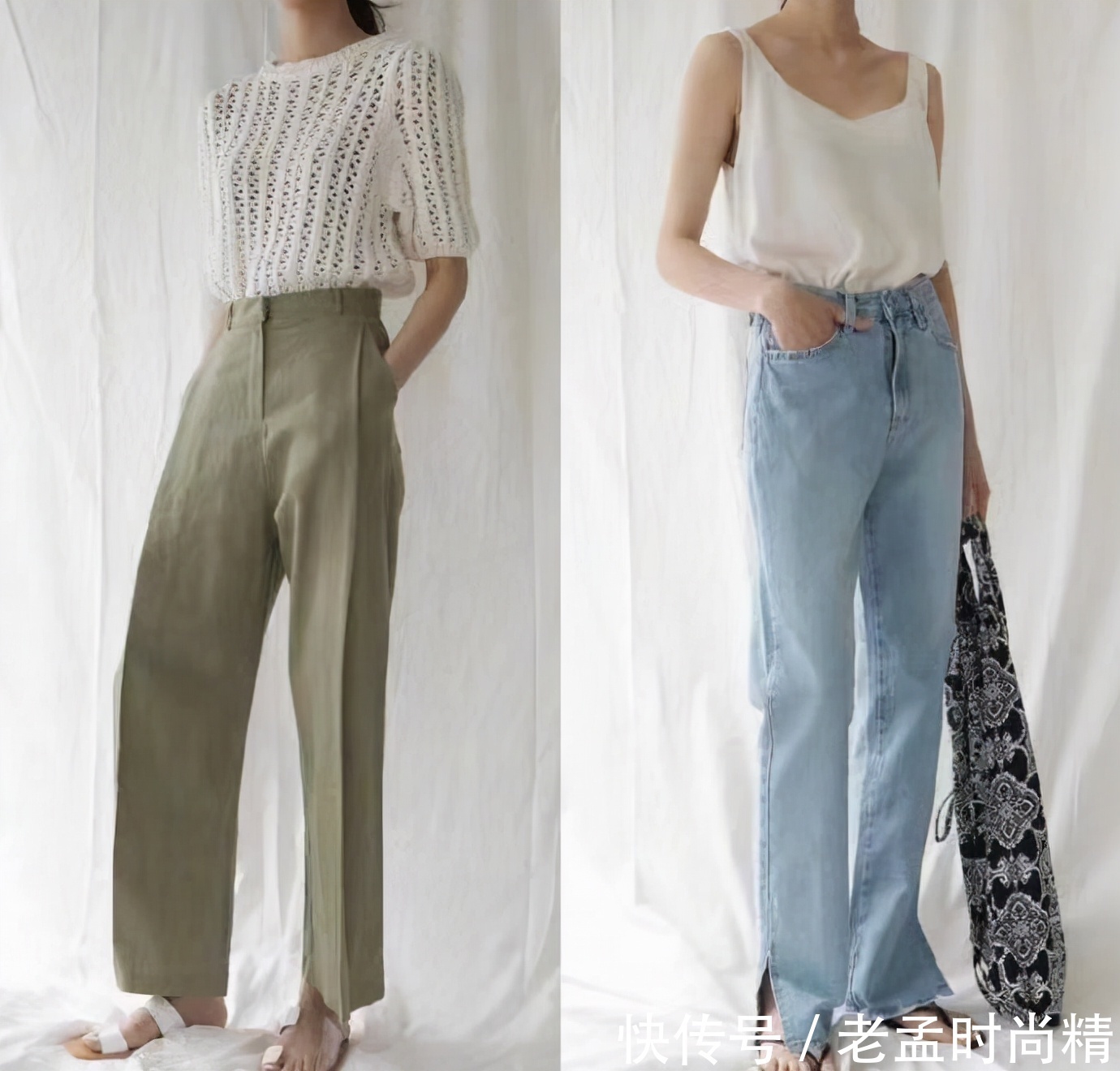 针织衫|轻熟女人喜欢的极简打扮,干练、大方有气质