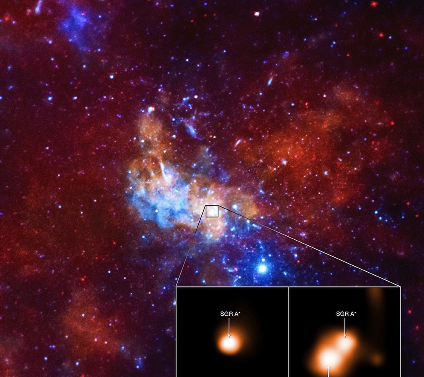 人马座 磁星突然爆炸,其亮度掩盖了黑洞周围的X射线!