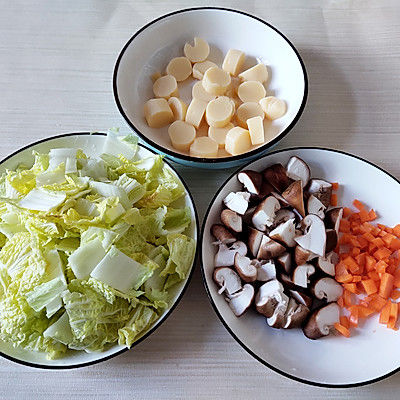 娃娃菜烩玉子豆腐