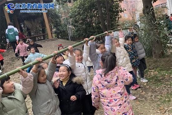 幼儿园里“探竹林”，萌娃学玩乐其中（图）