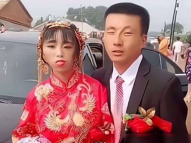 个子 “巨人新娘”走红,本以为很丑,看到正脸后,众人惊叹