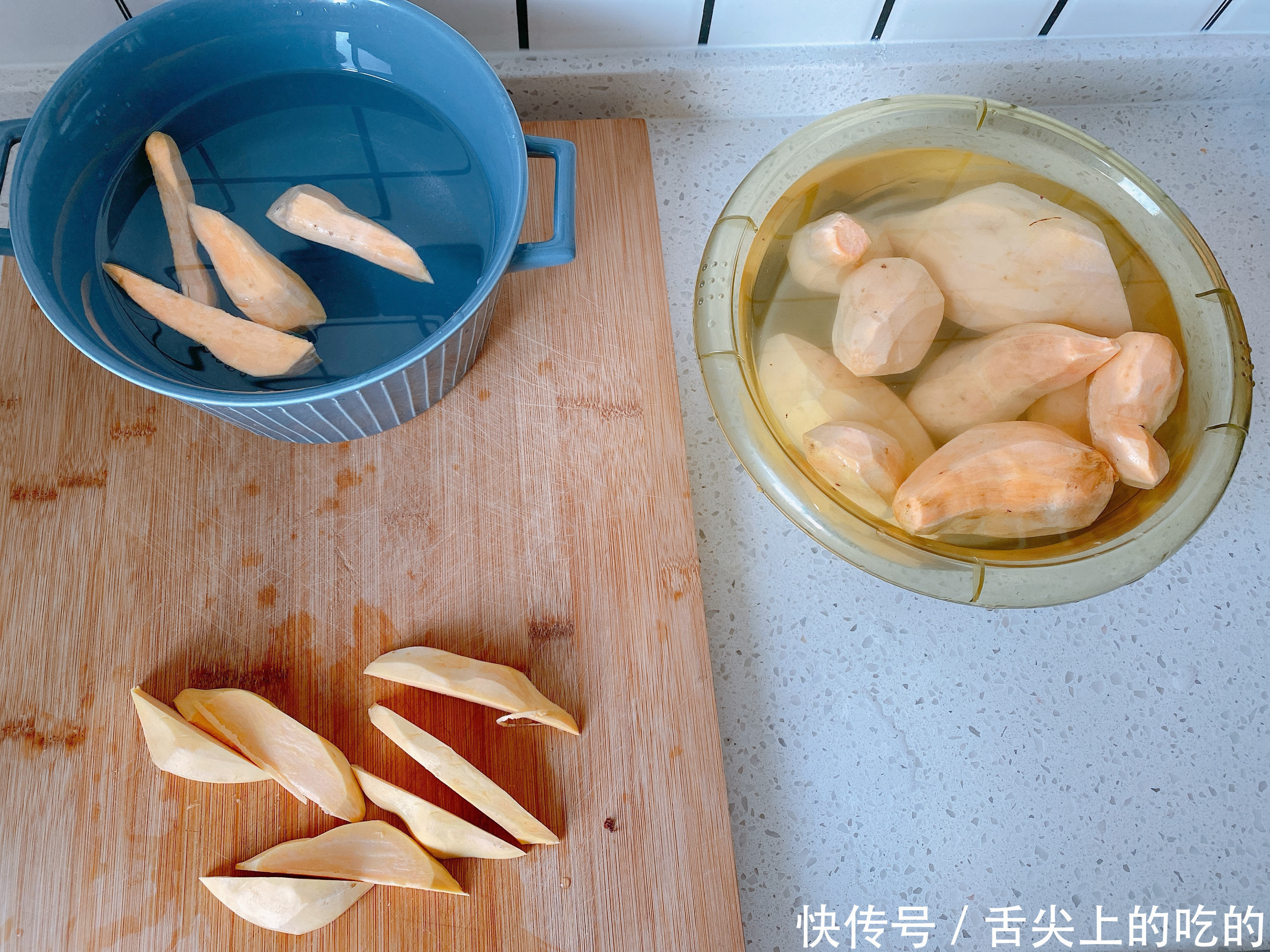 在家自制地瓜干原来这么简单,颜色不发黑香甜有嚼劲,保存时间久