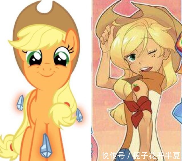 当小马宝莉拟人变成“萌妹子”后,柔柔俏皮可爱,珍奇性感撩人!