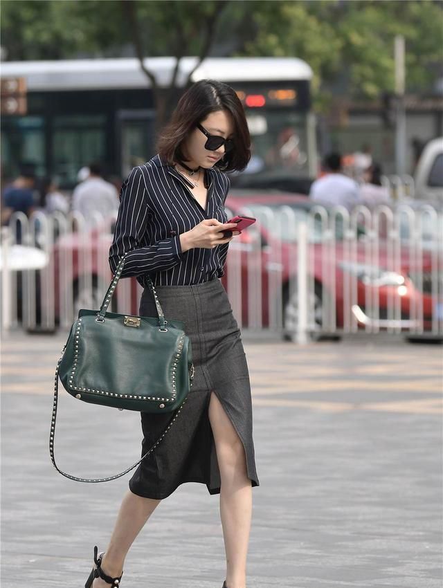 不好看|很多人不喜欢粗跟凉鞋,觉得不好看,那是因为你没有搭配对