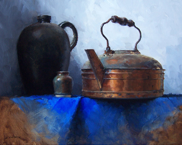 油画&笔触与色彩的乐章,美国画家谢菲兹的油画欣赏