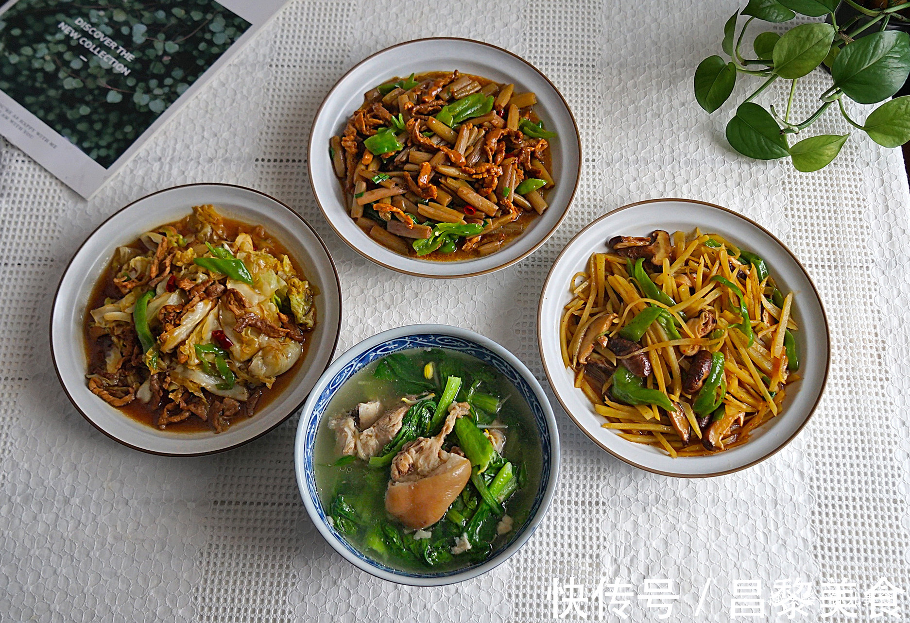 包菜|婆婆做的3菜1汤在朋友圈火了，荤素搭配，美味又营养，厨艺真棒
