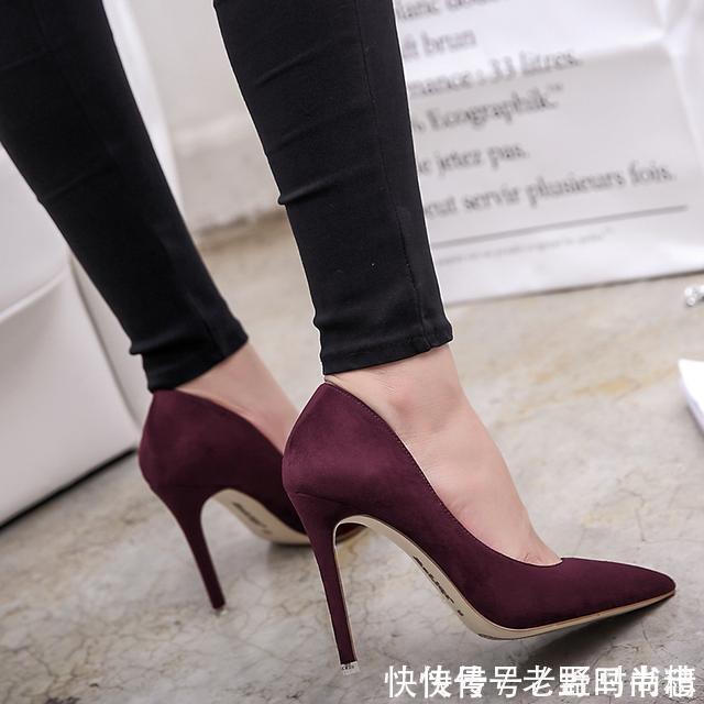 浅口 穿上这样一双高跟鞋,瞬间显现你优美的身段