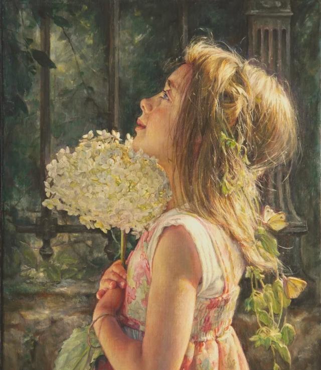 海伦·贝兰德#加拿大女艺术家现实主义人体油画,细腻逼真,引人遐思