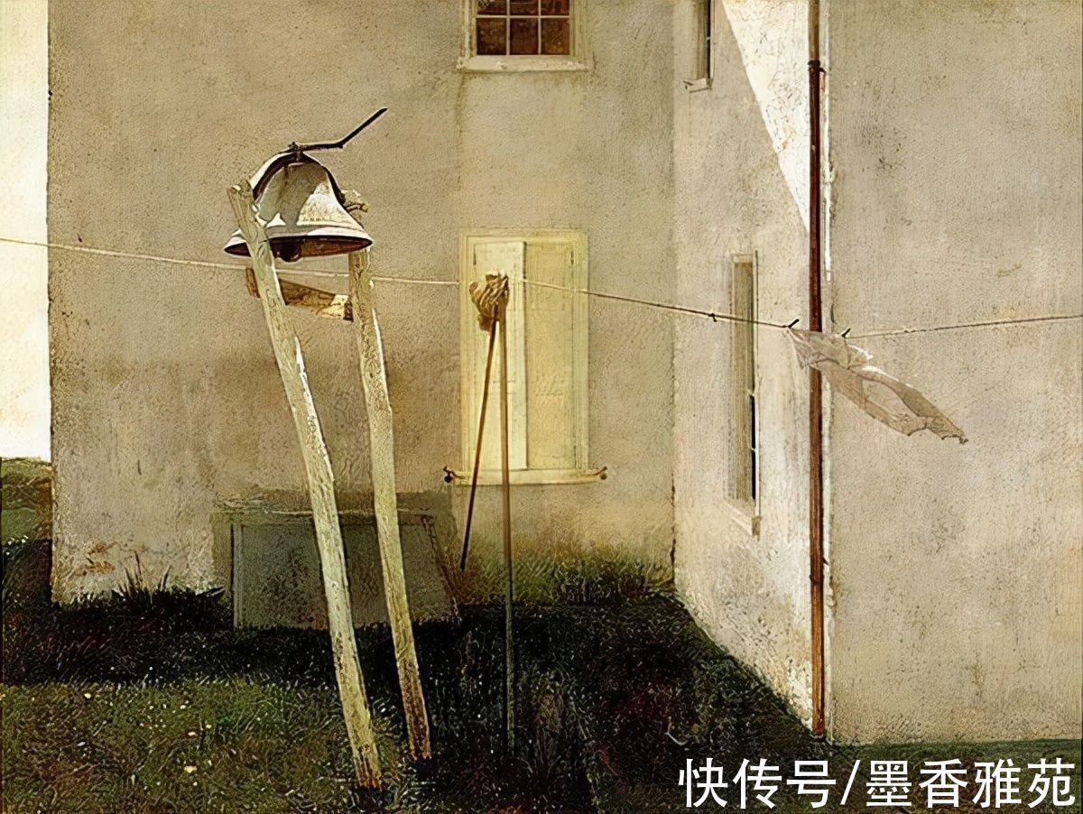 画家$美国最伟大的画家安德鲁怀斯,瞒着妻子用15年偷画一个女人