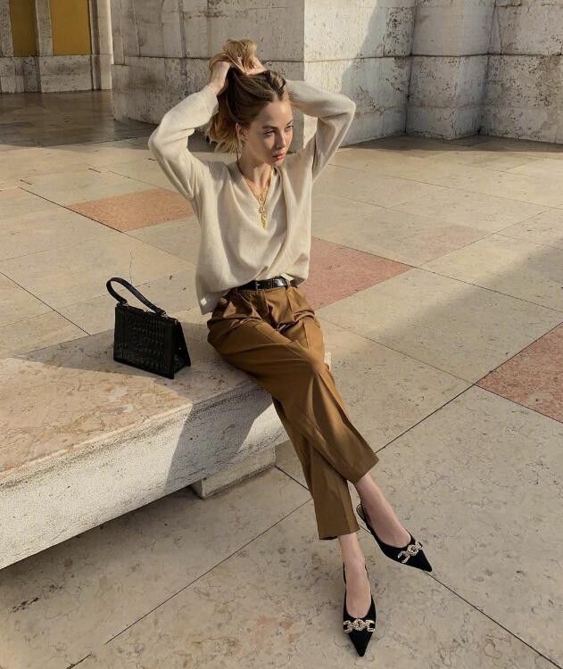 misvemir|身高165cm的时尚博主misvemir 温暖又有气质的秋日穿搭