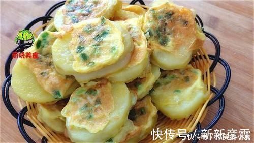 土豆片|土豆这样做真好吃,饭店都买不到,咸香适口,葱香浓郁,太解馋了
