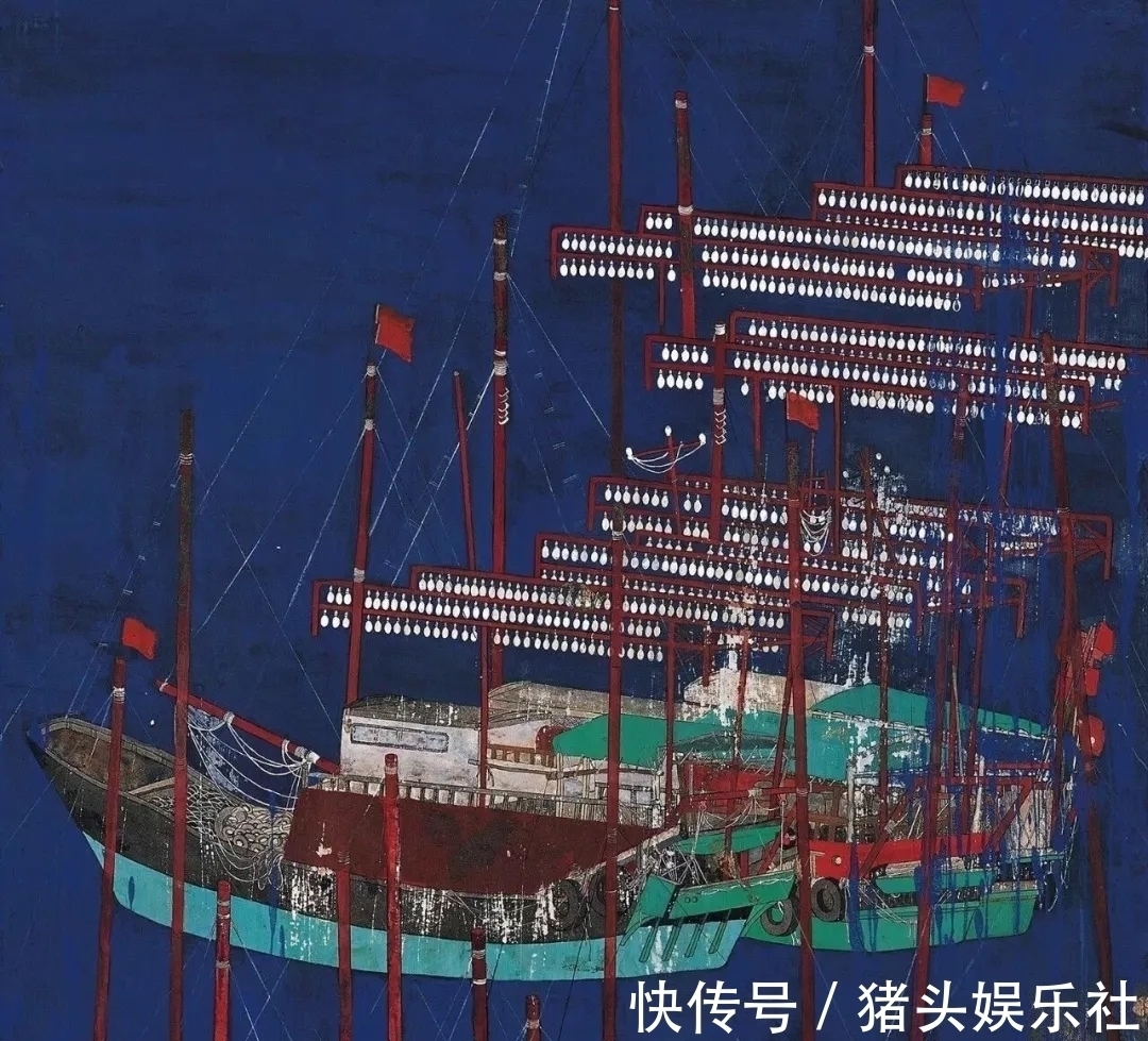 山水画!频频入选全国中国画展的女画家|张云龙重彩山水画