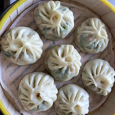 香菇油菜包子