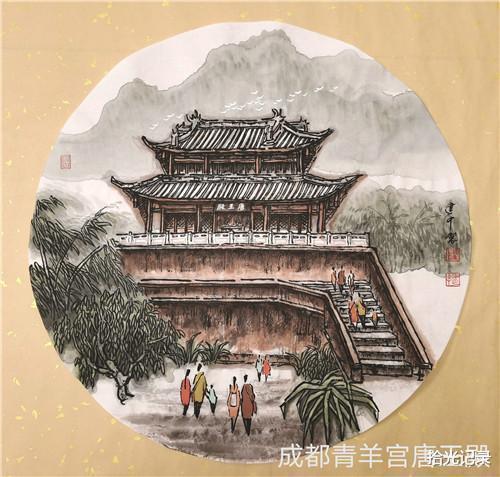 郑建中先生$著名书画家郑建中先生巴蜀国画写生之旅