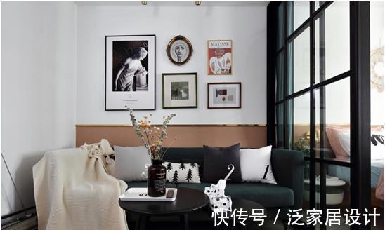 收纳|50㎡手枪型户型改造,秒变两室一厅,每个功能区都清爽宜人