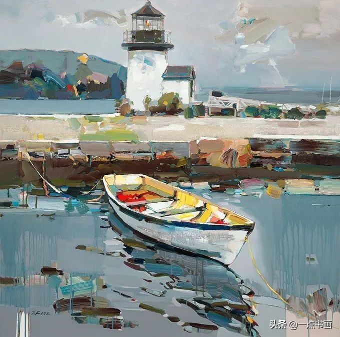 科特&他的绘画是光与色的交响乐,充满着前卫和时尚