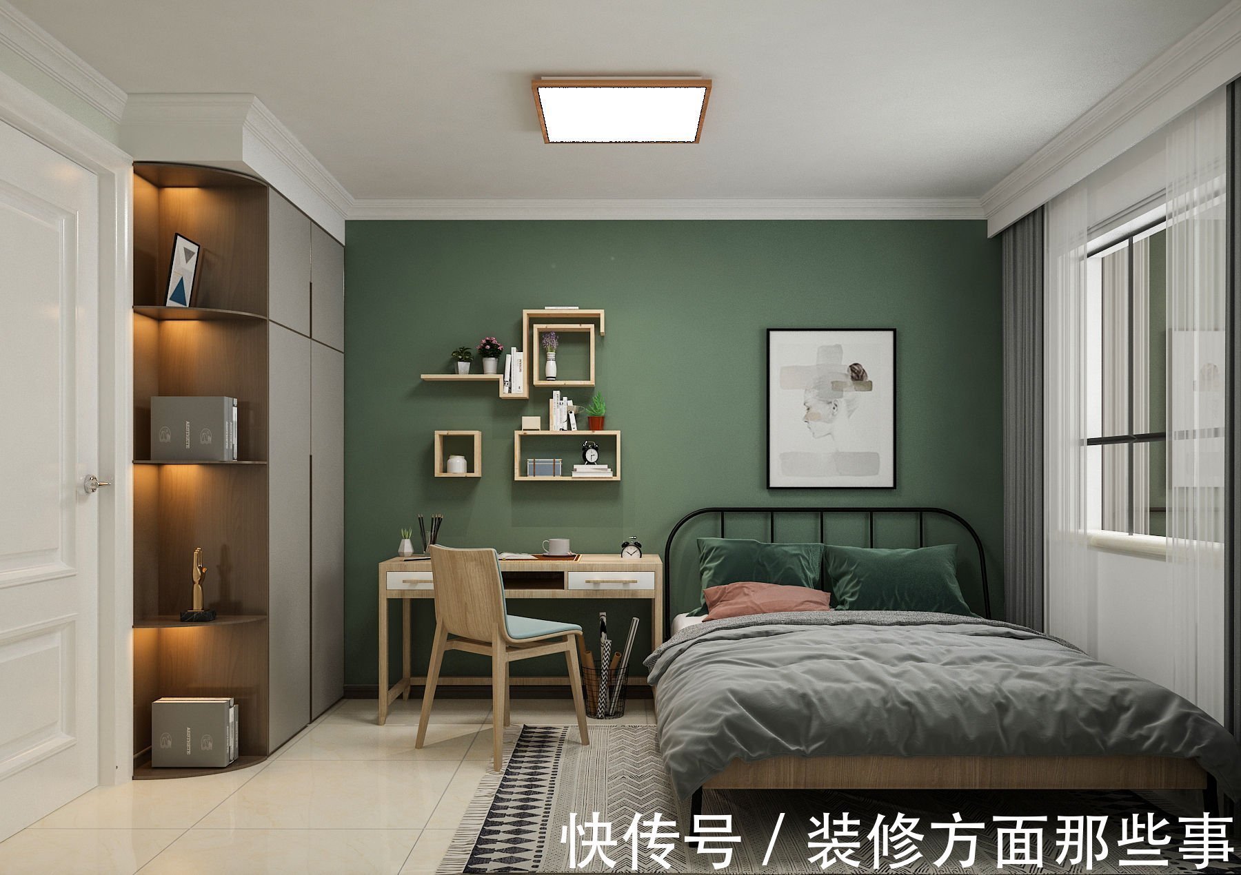 北欧风|70平改造北欧风二居室,给未来生活一个憧憬设计