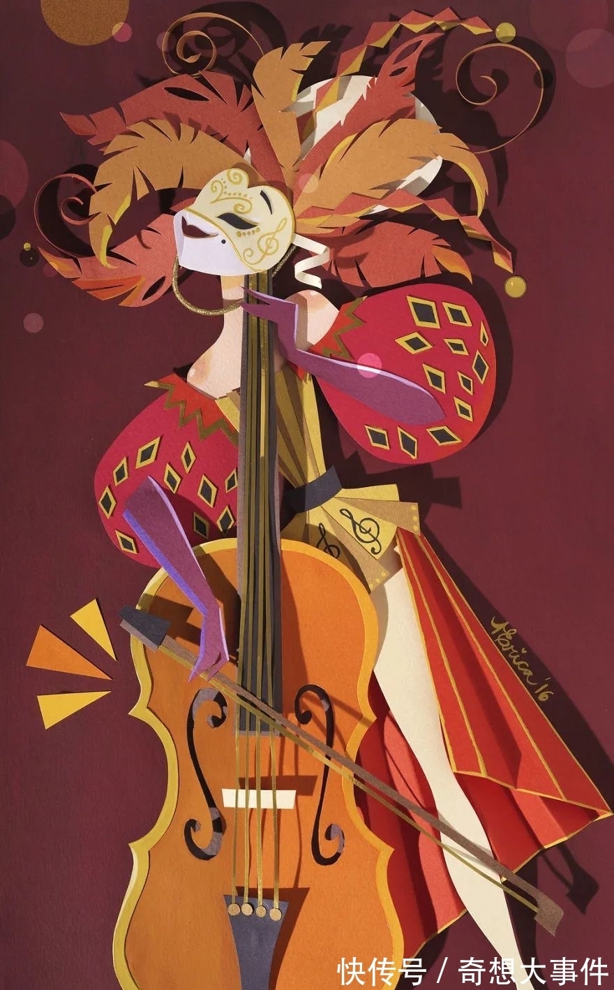 女孩子|也只有这么可爱的女孩子,才能用剪刀,剪出一整个童话故事