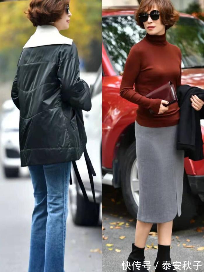 时髦 过年别买太多衣服,有件“羊毛衫”就够了!50岁大妈穿时髦显年轻