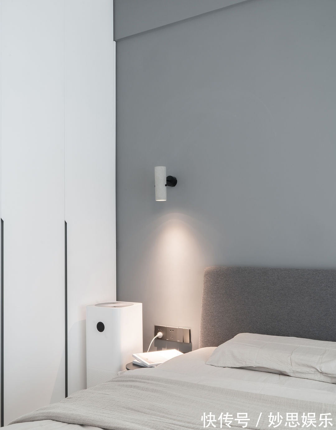 空间|80㎡实用主义装修,简约黑白灰色调,全屋简单又大气