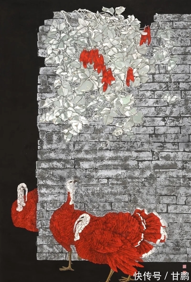 寂寞#一个耐得住寂寞的创作者|王娜娜工笔花鸟画