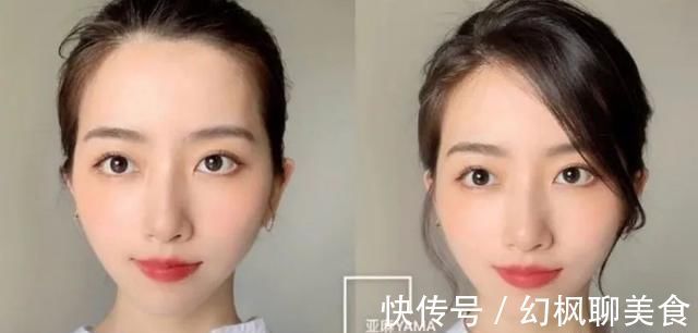 发型 发型分享不同脸型马尾位置,圆脸、方脸这样绑最瘦小脸