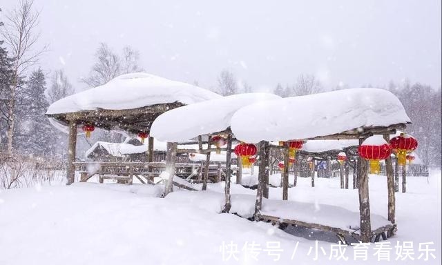 童话世界|中国也有一个“北极点”，那就是漠河纯粹的冬天