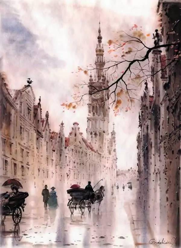 喜欢|诗一样美的俄罗斯水墨画,你也喜欢吗?