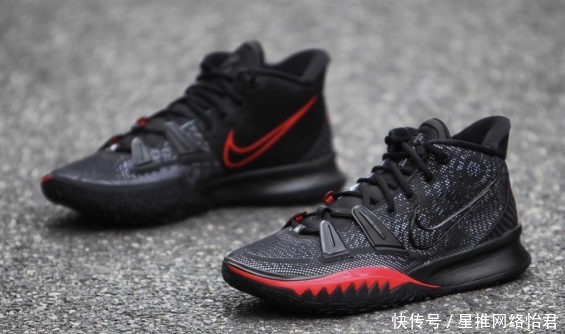 经典|Kyrie 7全新配色将问世 经典黑红鞋身质感无敌