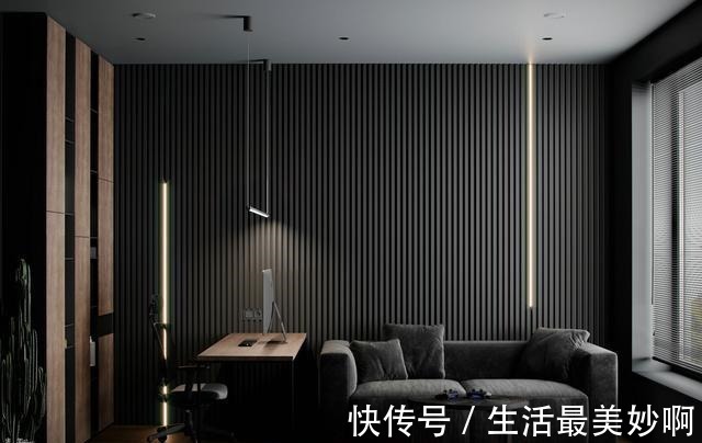 背景墙|工业风格的复式大宅，高级又有质感，健身房很帅气！