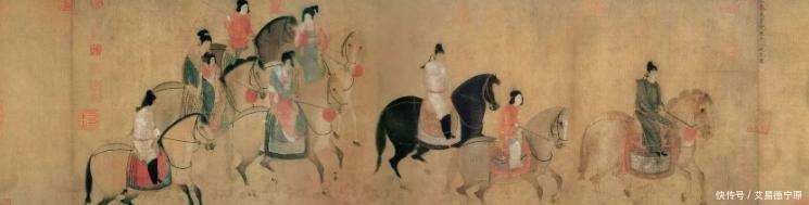 游春图|《虢国夫人游春图》中谁是虢国夫人,其实一匹“走马”,泄露真相