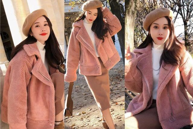 短款 今年流行的这件短外套,比大衣暖和,比羽绒服时髦。