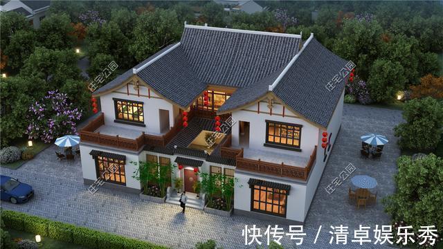 建筑面积|建房预算20万起,我帮你挑了这5套中式小院,哪套更好?