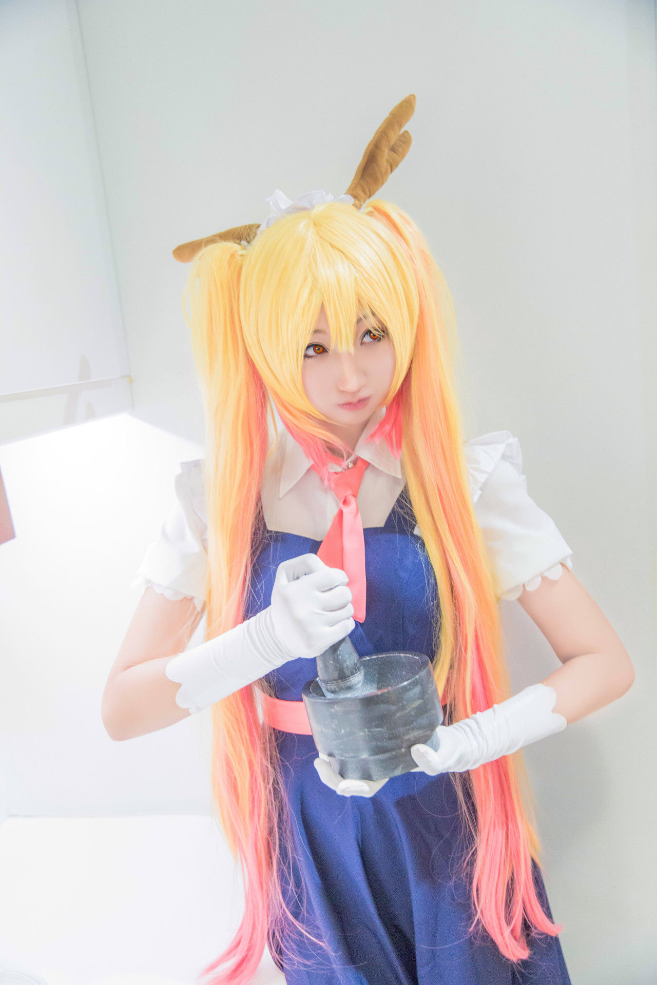 托尔sama cosplay，最喜欢小林啦！