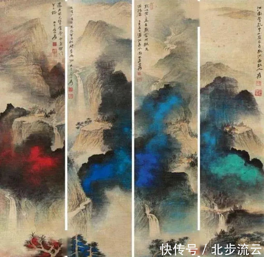 创作|国画大师张大千,绘画作品极具特色,对后世影响颇深