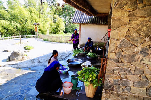 名气|游箐口梯田和哈尼族民俗村,品哈尼族美食,发现村民建房竟然可以不花钱