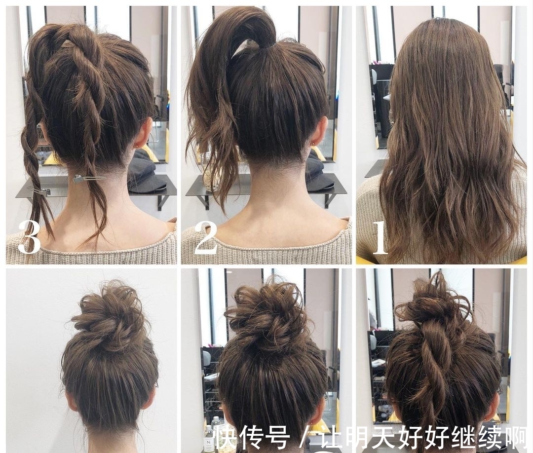 发型|今夏发型流行这样扎14款,简单时尚美美哒,只需要六步就能完成