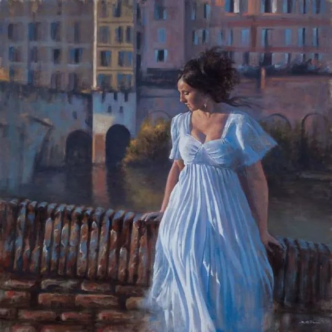 艺术学院$法国女画家:魅力独特的色粉味道