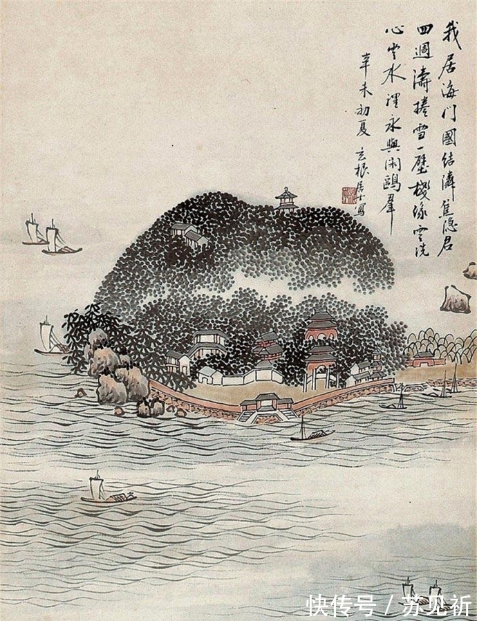 山水|笔墨不分家,楼辛壶山水画欣赏