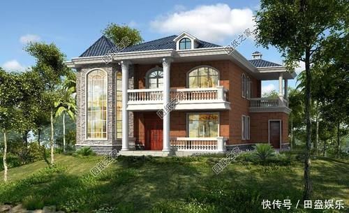 父母|农村建房设计效果图,简单大方,父母住在里面都乐呵呵