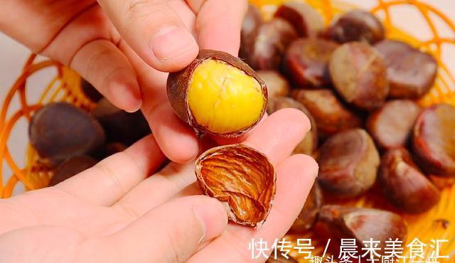 外皮|板栗去壳原来这么简单,教你1招,几分钟剥一大碗,快速又解馋