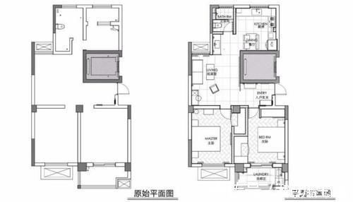 实用|见过最实用的家,不到80㎡,硬是挤出了两个衣帽间,还很宽敞
