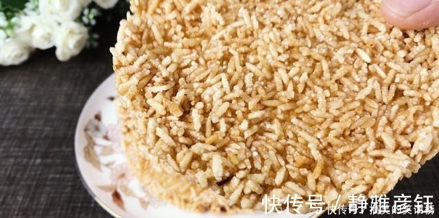 米香味|糯米不要蒸着吃,教你新吃法,一次做5片,出锅孩子抢着吃,解馋