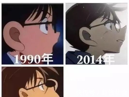 角色|长大的动漫角色静香不再清纯,皮卡丘变瘦,柯南不成人形